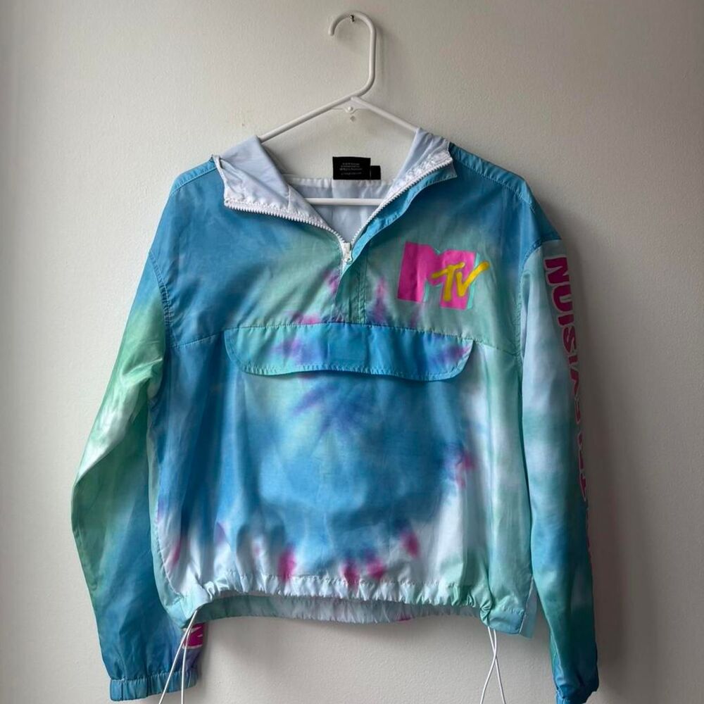 MTV tie-dye windbreaker